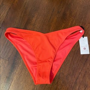 Coral Bikini bottoms. Sauce Small. Never been worn